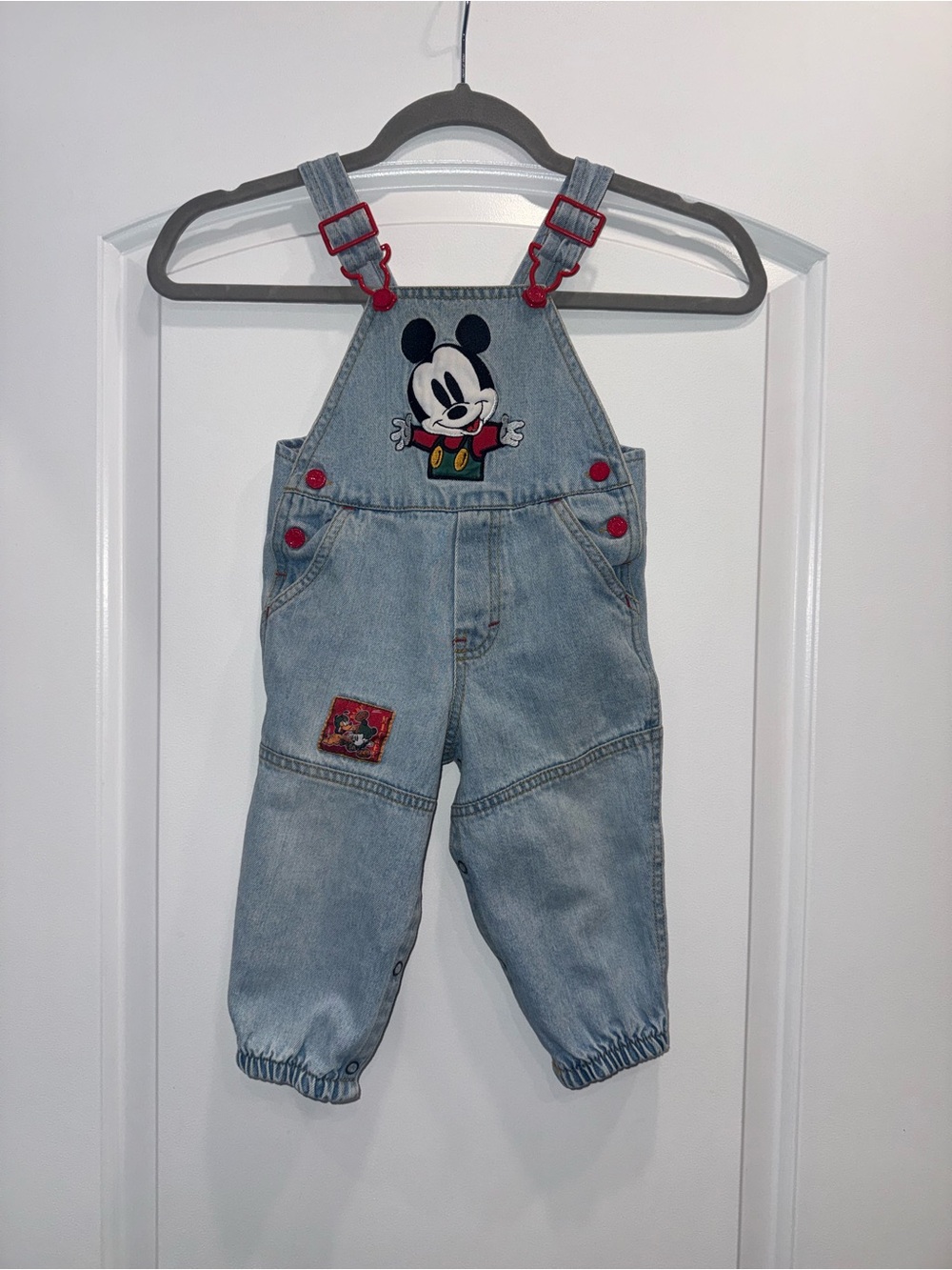 Mickey Mouse & company vintage toddler denim overalls size 18 months